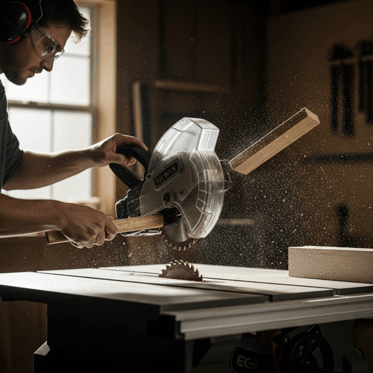 Professional photograph related to: Table Saw Kickback — What Causes It and How to Prevent It. High