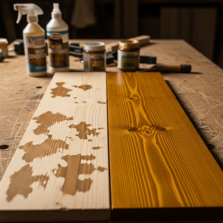 Wood Stain Blotching on Softwood How to Prevent