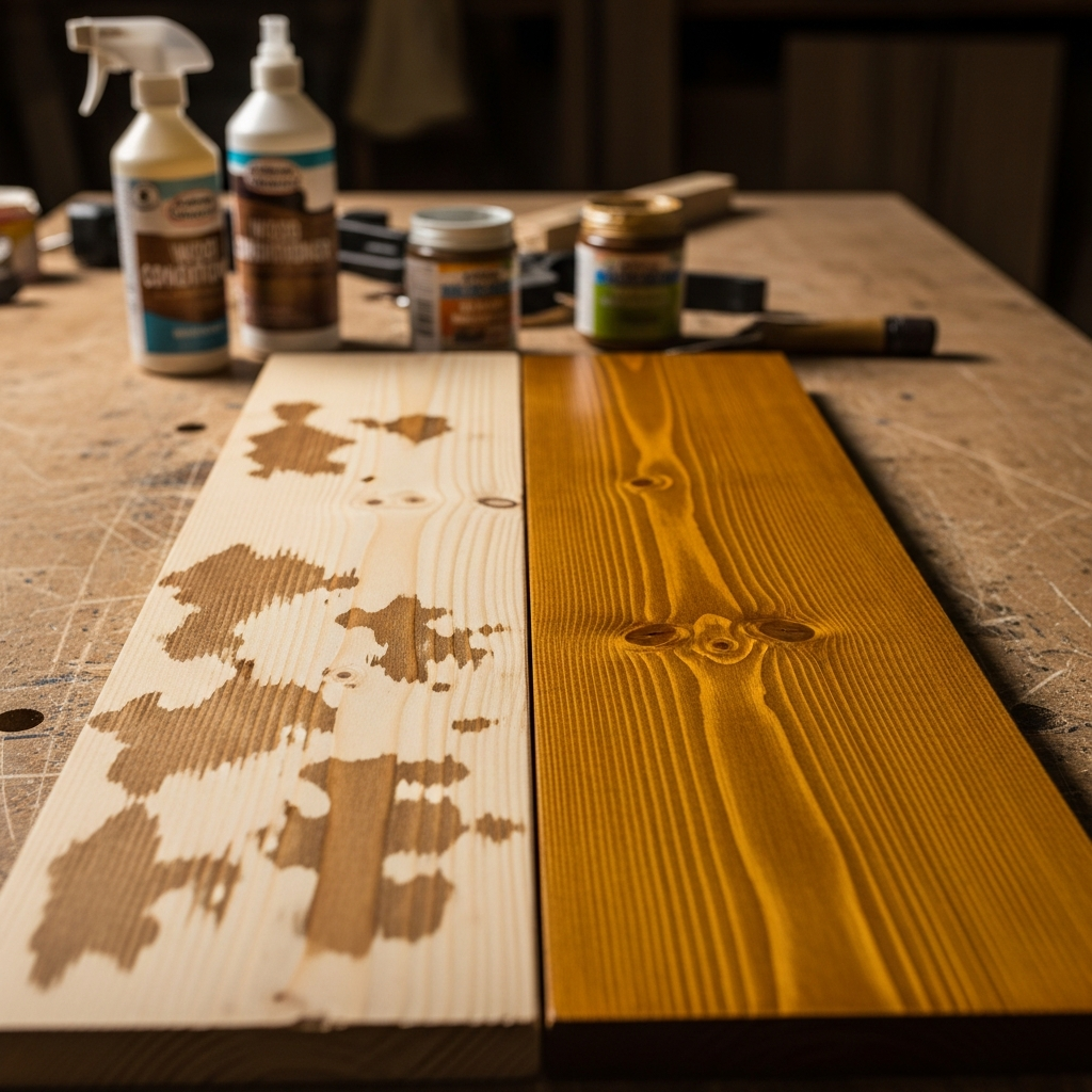 Wood Stain Blotching on Softwood How to Prevent