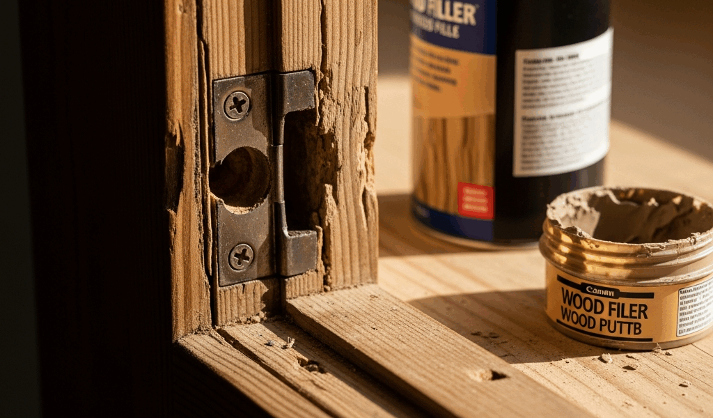 Wood Filler vs Putty Which to Use for Door Gaps