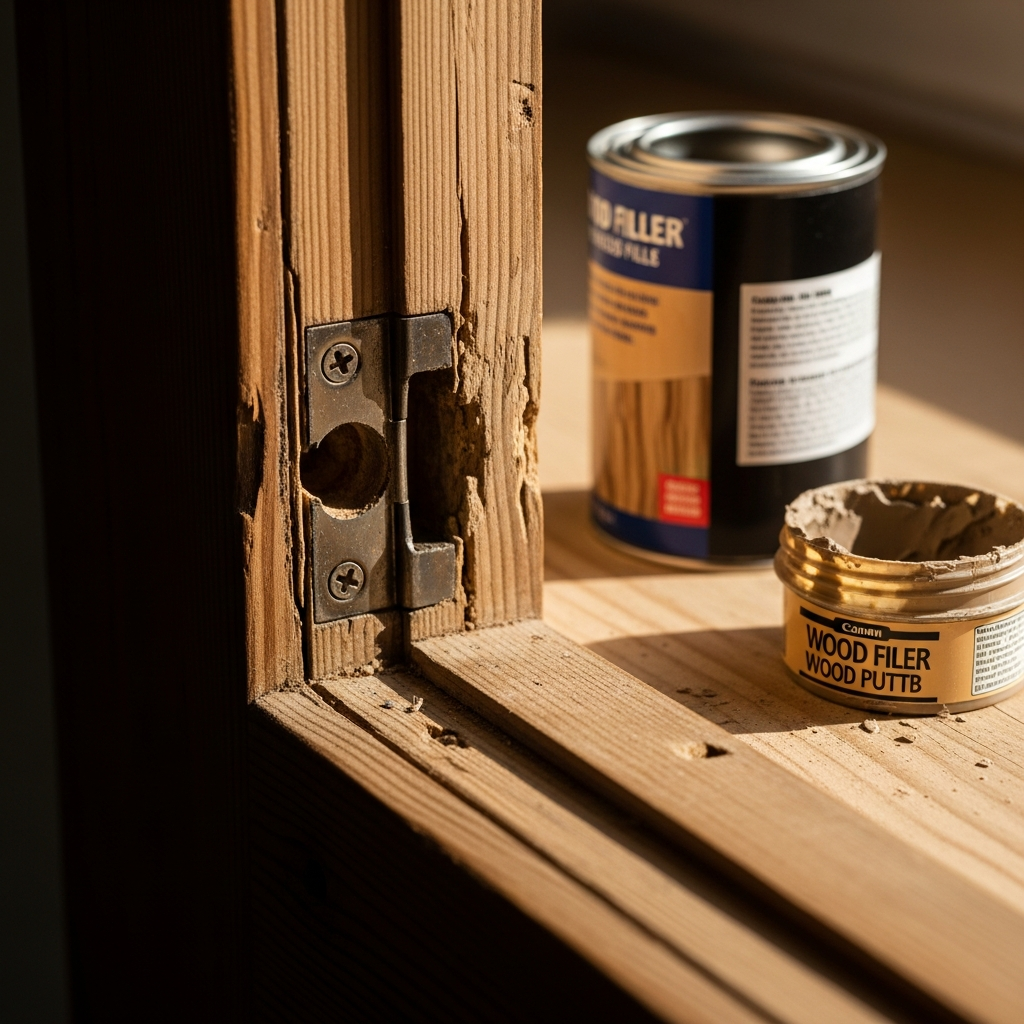 Wood Filler vs Putty — Which to Use for Door Gaps